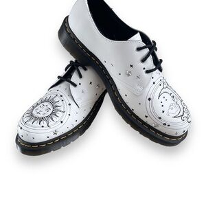 Dr Marten “Sun & Moon” 1461 COSMIC EMBROIDERED LEATHER OXFORD SHOES​​​​​​​​​​